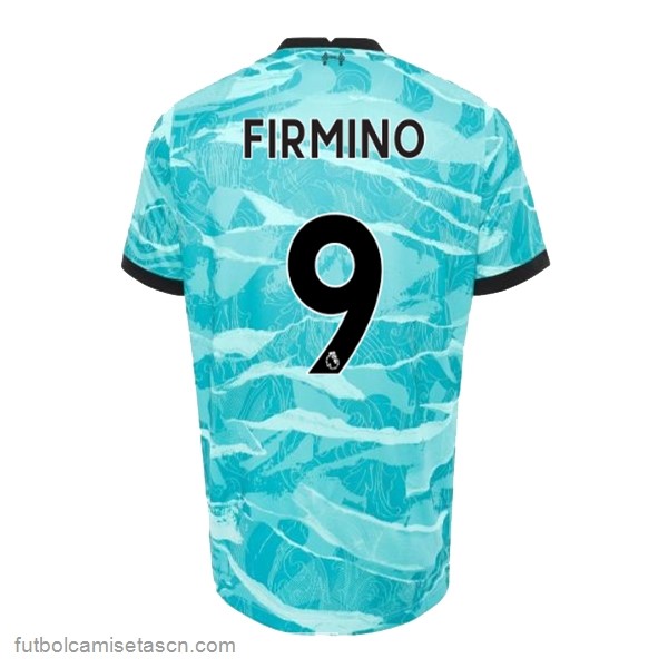 Camiseta Liverpool NO.9 Firmino 2ª 2020/21 Azul